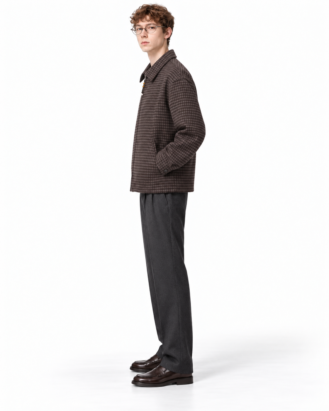 Brera Micro-Check Harrington