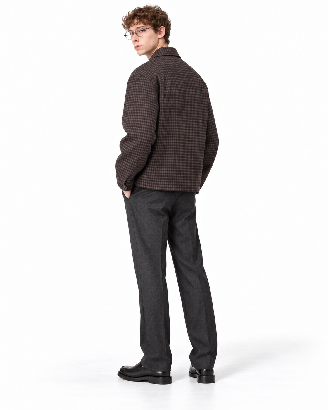 Brera Micro-Check Harrington
