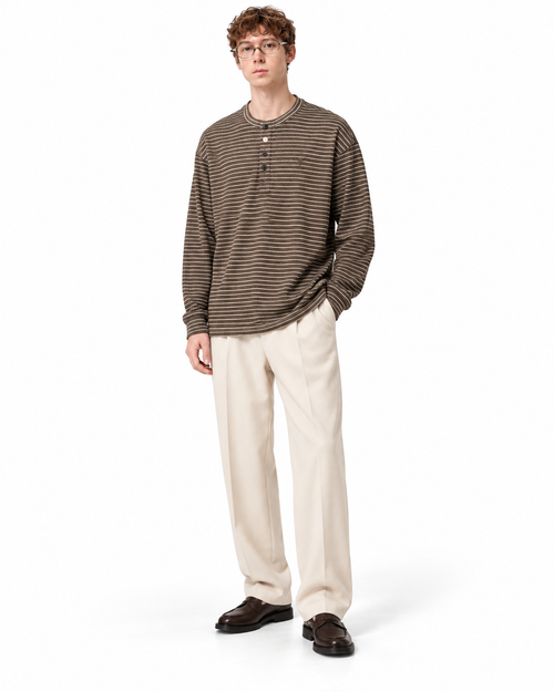 Bellagio Striped Henley